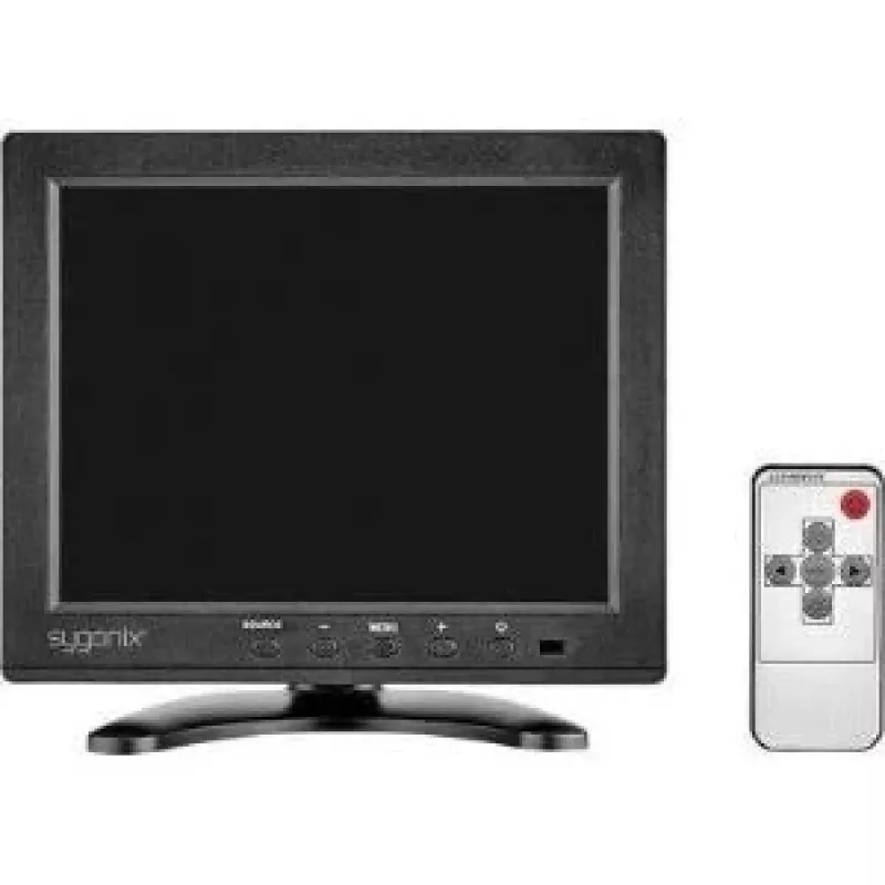 Sygonix 8 collu LCD novērošanas monitors 1024x768 HDMI VGA kompozīta 16885X1