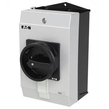Eaton P1-25/I2H/SVB-SW/HI11 3 polu galvenais slēdzis 25A IP65 virsmas montāžai melns/pelēks 227862