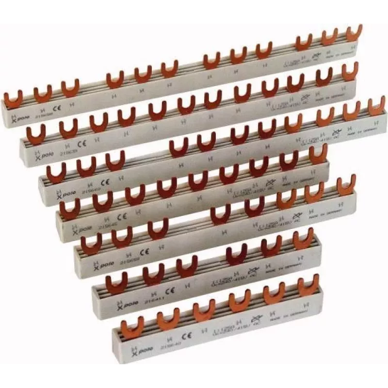 Eaton EVG-16/4PHAS/12MODUL kontaktu kopne 213,6 mm, 4 polu, 16 A, 12 moduļi 291476