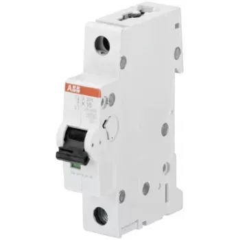 ABB S201-K8 miniatūrais automātslēdzis, 1 pols, K raksturlīkne, 8 A, 6 kA, 230/400 V AC 2CDS251001R0407