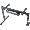 K&M 18808 kabeļu organizators Omega klaviatūras statīviem - melns 18808-000-55