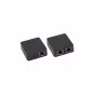 SHIVERPEAKS BS08-01102 2 portu Gigabit manuālais tīkla komutators, ABS melns