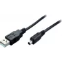 SHIVERPEAKS USB 2.0 Mini kabelis, USB-A vīrišķais uz Mini USB-B vīrišķo, 2,0 m, melns 11004996