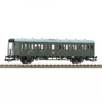 PIKO 53193 H0 DR pasažieru vagons Bp 2. klase III ēra zaļš