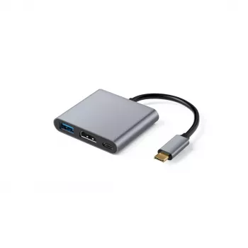 SHIVERPEAKS BS14-05029 USB-C daudzportu dokstacija 3-in-1, HDMI, Power Delivery, USB 3.0 centrmezgls