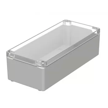 Universālais korpuss BOPLA M 244 G, polikarbonāts, gaiši pelēks, 340 x 150 x 100 mm 02244100