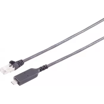 S CONN MAXIMUM CONNECTIVITY USB-C uz RJ45 Gigabit LAN adaptera kabelis 1,5 m melns (13-51155)