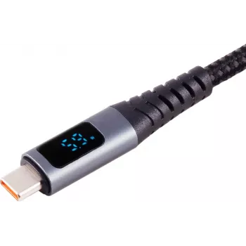 S CONN MAXIMUM CONNECTIVITY USB-C lādēšanas kabelis, 2.0, 240W PD, A/V/W displejs, 2m (14-59035)