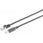 S CONN MAXIMUM CONNECTIVITY USB-A uz RJ45 Gigabit Ethernet adaptera kabelis, 10m, alumīnijs, melns 14-52075
