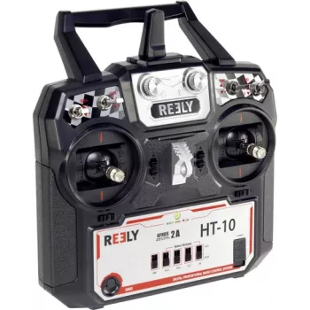 Reely HT-10 10 kanālu 2.4 GHz radio raidītājs ar R1000 uztvērēju 1518204