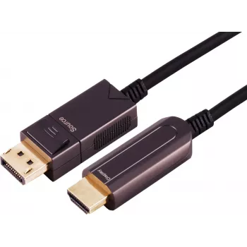 S/CONN maximum connectivity 30-20485 optiskais DisplayPort uz HDMI-A adaptera kabelis, 4K60, 30 m