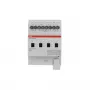 ABB SA/S4.10.2.2 KNX komutācijas aktulators, 4 kanālu, 10 A, DIN sliedes montāža 2CDG110258R0011
