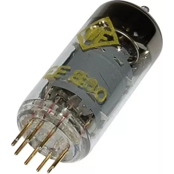 Siemens EF 800 = EF 860 elektronu lampa, Noval pamatne, pentode, 6,3 V kvēldiegs, 1 gab.