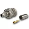 Telegärtner BNC presējamais kontaktdakša 50 Ohm RG-58 C/U kabelim, taisna, zelta/niķeļa pārklājums, 1 gab. J01000A1255Z