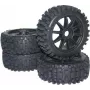 Reely 1:8 Buggy komplektie riteņi Big Core 10-spoke melni, 4 gab. (MV3693SBA3)