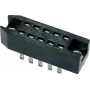 TELEGÄRTNER J00041A0905 D-Sub ligzda, 20 kontaktu, 2 rindas, montāža uz PCB