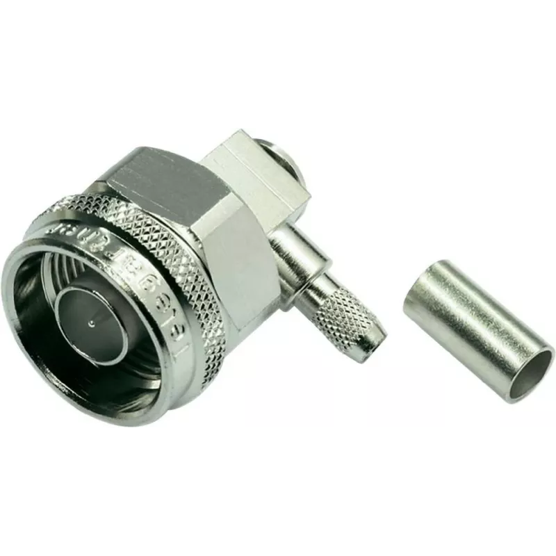 Telegärtner N tipa 90° crimp savienotājs RG-223/U, RG-142 B/U kabeļiem (J01020A0036)