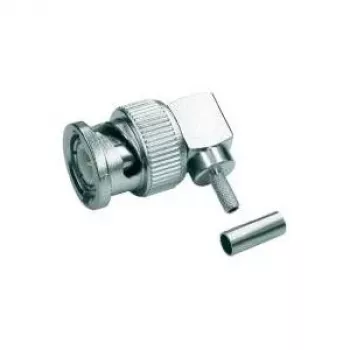 Telegärtner BNC 90° leņķa krimpējams kontaktdakša 50 Ohm RG 316/U, RG 174 A/U, RG 188 A/U (J01000A0010)