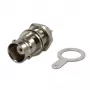 Telegärtner BNC panelis ligzda, izolēta 50 Ohm, baltas izolācijas paplāksnes, Z03 (J01001B1222)