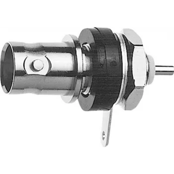 Telegärtner BNC panelmontāžas ligzda, izolēta 75 Ohm, ar ziliem izolācijas paplāksnēm, Z03 sērija J01003D1286