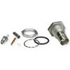 Telegärtner BNC panelē montējams ligzda Crimp/Crimp 50 Ohm RG-316/U, niķelis/zelts