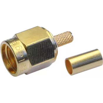 TELEGÄRTNER SMA spraudnis savienotājs crimp/solder G08 (RD-316) zelta J01150A0021