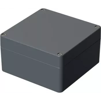 Bopla A 127 universāls korpuss, 180 x 180 x 101 mm, alumīnija, sudrabpelēks (RAL 7001) (01127000.H)
