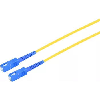 S CONN MAXIMUM CONNECTIVITY SC/SC UPC 9/125µ OS2 vienmoda optiskās šķiedras komutācijas kabelis, dzeltens, 1,5m 07-106152