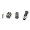 TELEGÄRTNER TEGA J01701A0007Z FME kabeļa ligzda, crimp, RG58C/U, 50 Ohm, niķelis/zelts
