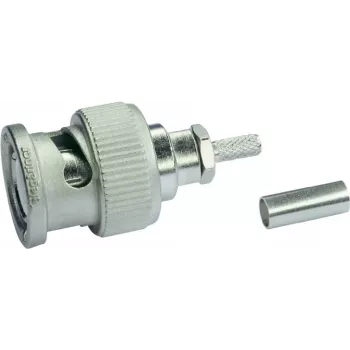 Telegärtner BNC kabeļa spraudnis, krimpējams, G07 / G29, 50 Ohm, Professional, priekš RG-316/U un 0.45/1.4, 1 gab. J01000A1294