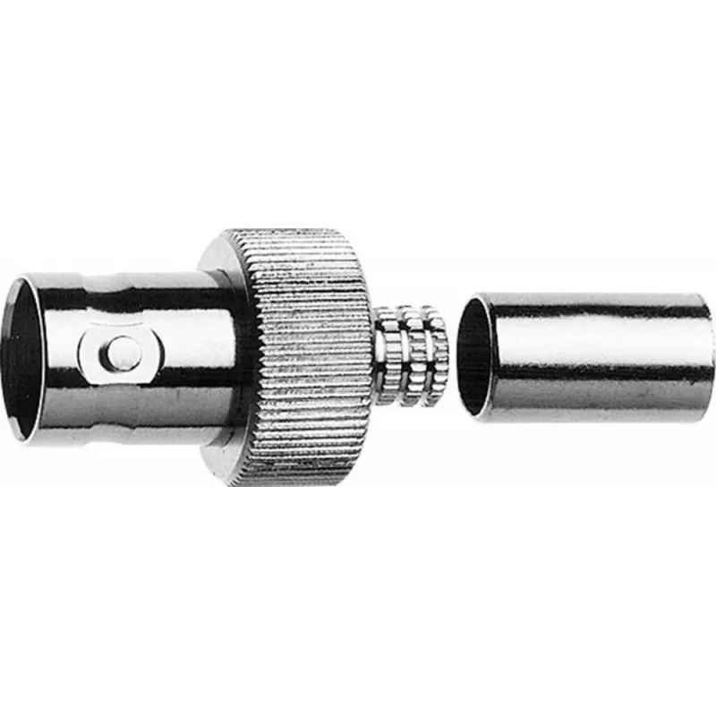 Telegärtner BNC kabeļa ligzda ar presēšanas montāžu G30 50 Ohm LMR-240 kabelim, 5 gab. J01001A0073