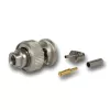 Telegärtner BNC krimpējams spraudnis 50 Ohm RG-178 B/U, taisns, niķelis/zelts, 1 gab.