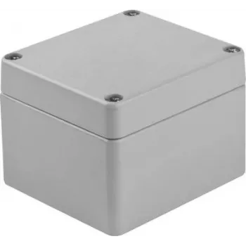 BOPLA universālais korpuss alumīnija sudraba pelēks (RAL 7001) 75 x 80 x 57 A 105 01105000.MT1