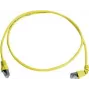 Telegärtner 100008019 CAT 6a S/FTP komutācijas kabelis, RJ45, 1 m, dzeltens, LSZH, liesmu slāpējošs