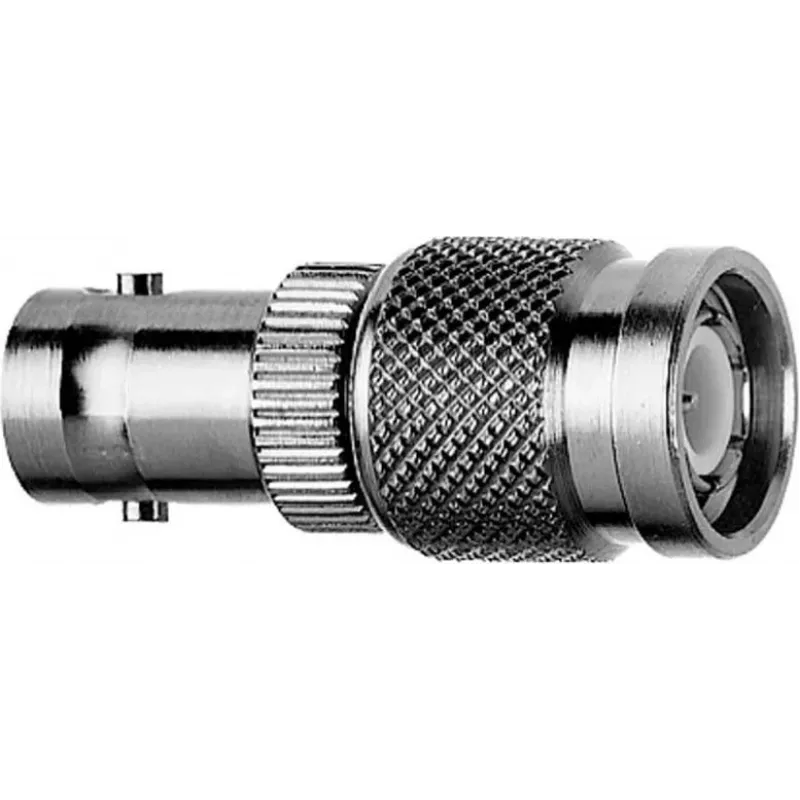 Telegärtner BNC Female to TNC Male adapteris, 50 Ohm, niķelēts misiņš, DC-4 GHz, taisns