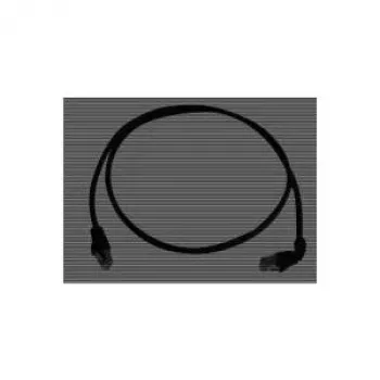 Telegärtner 100008676 CAT 6a S/FTP RJ45 tīkla kabelis, 5 m, melns, liesmu slāpējošs, ar pasargu pret lieci