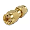 TELEGÄRTNER SMA vītņu uz SMA vītņu koaksiālais adapteris, 50 Ohm, DC-18 GHz, zelta pārklājuma misiņš