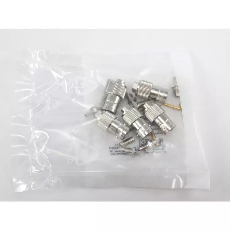 Telegärtner BNC kabeļa ligzda ar presēšanas (crimp) montāžu G04 75 Ohm RG-179B/U kabelim, 5 gab. J01003B0021