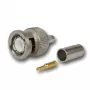 Telegärtner BNC kabeļa spraudnis Crimp G01 50 Ohm, Crimp/Crimp, Standard, A0205, G01 (RG-58 C/U), YR23092 Belden - 1 gabals (J01000F1255Z)