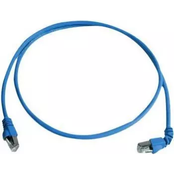 Telegärtner 100008016 CAT 6a S/FTP komutācijas kabelis, RJ45, 0,5 m, zils, LSZH, 10 Gbps