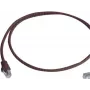 Telegärtner 100008014 RJ45 komutācijas kabelis, CAT 6a S/FTP, 0,5 m, sarkans, LSZH, liesmas aizturētājs, ar lieces aizsarguzmavu