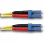 TELEGÄRTNER LC uz LC vienmoda OS2 dupleksa optiskais komutācijas kabelis, 2 m, dzeltens L00871A0003