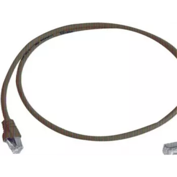 Telegärtner Cat 6A S/FTP komutācijas kabelis, PiMF, zils, 2,0 m, viens gals 90° leņķī L00001A0159