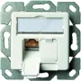 TELEGÄRTNER J00020A0523 AMJ-S Cat.6A ekranēta iegremdējamā RJ45 kontaktligzda, 2 porti, tīri balta