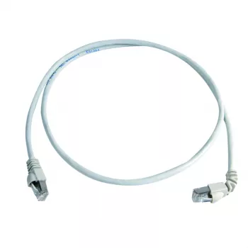 Telegärtner Cat.7 MP8 FS 600 LSZH 2,0 m tīkla kabelis, 1x90 grādu leņķa savienotājs, balts, L00001A0164