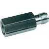 Telegärtner J01703A0000 FME kontaktdakša uz SMA ligzdu RF koaksiālais adapteris, 50 omi, DC-3 GHz, melns