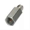 Telegärtner J01703A0000 FME kontaktdakša uz SMA ligzdu RF koaksiālais adapteris, 50 omi, DC-3 GHz, melns