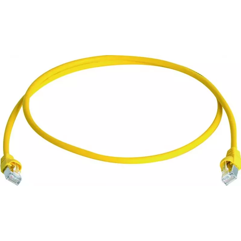 Telegärtner 100028074 Cat6a S/FTP tīkla kabelis, 5,5 m, dzeltens