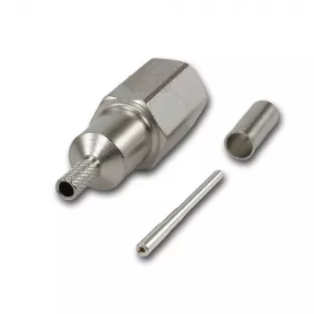 Telegärtner FME kabeļa spraudnis crimp G07 crimp/crimp, zemas izmaksas, 15 dB / 2 GHz, B2725, G07 (RG-316/U) - 5 gabali J01700A0010