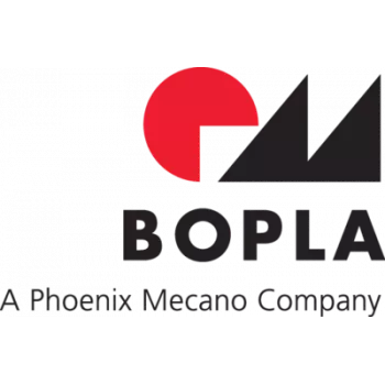 BOPLA TSH 35-2 DIN sliedes turētājs, melns, 20035000